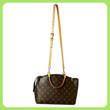 LOUIS VUITTON PM Brown Monogram Canvas Handbag #QY399E
