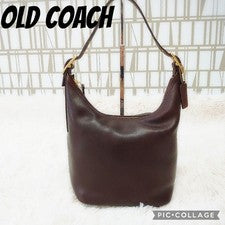 COACH One-Shoulder Bag, Old Coach, Dark Brown Leather #QYJ3BY