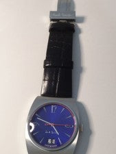 Paul Smith 10th Anniversary Swiss Made Limited 122pcs Quartz Blue Watch #QY2T2C