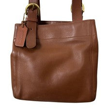 Old COACH Leather Bucket Bag Brown Vtg #QY6FNN
