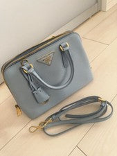 PRADA Leather Handbag, Light Blue #QYL0FK
