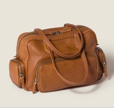miumiu pocket nappa leather top handle bag