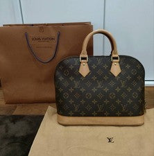 LOUIS VUITTON Alma Monogram with padlock and key #QY0OYW