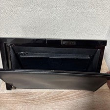 GUCCI Formal Evening Handbag Black Leather Slim W28 H17 D4.5cm From Japa #QYH6S3