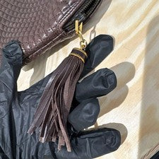 BALLY quilted leather handbag with tassel #QYJBXU
