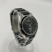 Men's TECHNOS watch, carbon ceramic, analog watch, 197-260226-SY-06-iwa, #QYJB1C
