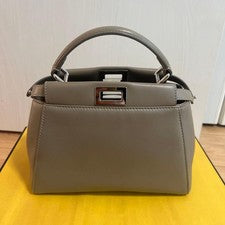 Fendi Peekaboo Mini Greige #QYC8QD