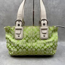 coach green signature soho tote bag #QY6V94