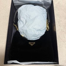 PRADA Re-Edition Mini 1BC204 Blue Velvet H18xW22xD6cm Mini Bag #QYDJO1