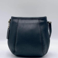Old Coach Shoulder Bag, Glovetanned Leather, Black h228 #QY5SSN