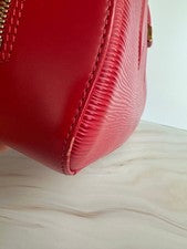 Louis Vuitton Epi Soufflot Handbag, Red #QYJBYV