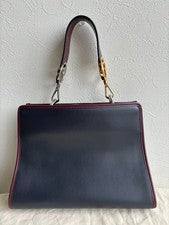FENDI Runaway Small Leather Handbag 8BH344 B.NOTTE #QY392X