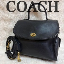 COACH Classic USA Regina Bag 9977 Black #QYKL5T