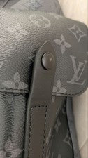 LOUIS VUITTON Christopher MM Monogram Eclipse Backpack Black #QY8DHY