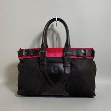 2604-85 Loewe handbag, dark brown, anagram #QYHM6B