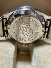 Hard to Find Item CITIZEN 4-730135 CRYSTRON Day Date Men's Watch #PFCFKP