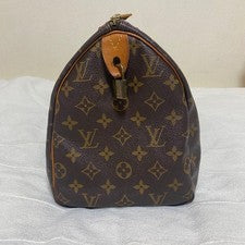 LOUIS VUITTON Speedy 30 Monogram Canvas Handbag with Lock Key #QY9O5C