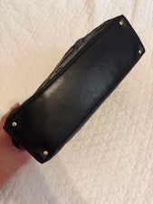 CHANEL Chocolate Bar Handbag, Black #QYBLE2