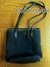 Pre-Owned ​​COACH 6201 Old Coach Tote Bag, Black #QY85DE