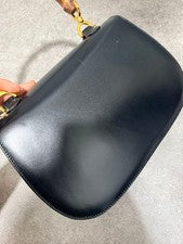 GUCCI Bamboo Handbag, Black #QY3185