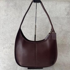 OLDCOACH ERGO Shoulder Bag y2k Brown Leather #QY67WS
