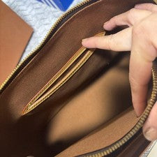 LOUIS VUITTON Alma Monogram Handbag Brown Monogram Canvas #QYK647