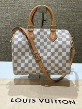 Louis Vuitton Damier Azur Speedy Bandoulière TO.2442 #QY7JMX
