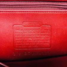 Old Coach shoulder bag, model 4161, made in the USA, red leather. #QY25EA