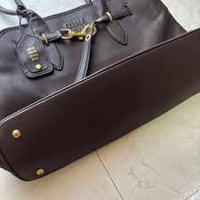MIUMIU Adventure Nappa Leather Bag Medium #QY7YFR