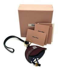 MIUMIU Cap Motif Charm Mirror Keychain