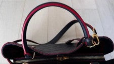 LOUIS VUITTON Montaigne BB M42747 Navy / Rouge Empreinte Leather #QYG2VC