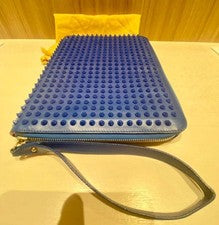 CHRISTIAN LOUBOUTIN Lupin Tablet Case, Blue, Leather #QY0043