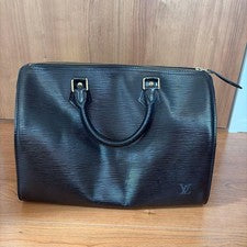 LOUIS VUITTON Epi Speedy 30 Black #QY3FT5