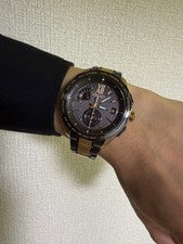Seiko Brightz Men's Watch, Solar Powered, Black Dial, Titanium #QYHSVZ
