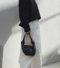 BOTTEGA VENETA Double Knot Bag Black #QYDR4Z