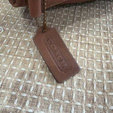 COACH Old Coach Shoulder Bag Brown #QYB5NH