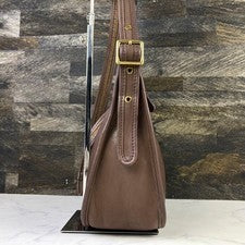 Classic Old Coach Shoulder Bag, Leather, Brown, 9950 #QYC0KH