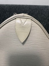 LOUIS VUITTON Epi Speedy 25 Vanilla #QY68MO