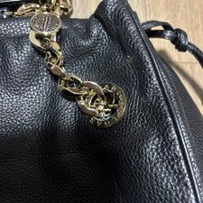 BVLGARI handbag, black with gold hardware #QY3WZL