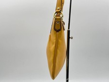 Coach leather shoulder bag, yellow #QY1XPN