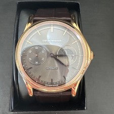 Emporio Armani ARS-3610 Ltd 300 Auto Gold Brown 41.5mm #QYJ3C3