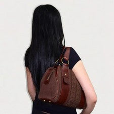 Chloe brown handbag, Y2K Classic Boston bag. #QYA3MQ
