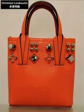 CHRISTIAN LOUBOUTIN Cabata Mini Bag Orange Leather #QY2SGU