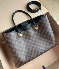 Louis Vuitton LV Riverside Damier Ebene Shoulder Bag #QYABAJ