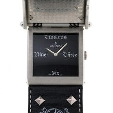 CORUM Buckingham Wunderkammer Jolly Roger Quartz 138-177-20 Black Dial S #PG85G2