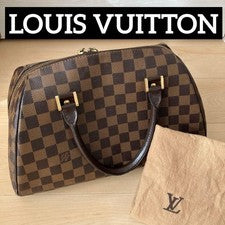 LOUIS VUITTON Riviera MM Damier Canvas Handbag Brown Sapporo Japanese Disco #QY13G7