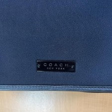 COACH OLD COACH 6227 Shoulder Bag A4 Nylon x Leather Black #QY4QEG
