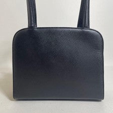 2604-187 Yves Saint Laurent Handbag, Leather, Black #QYF8DT