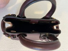 BURBERRY handbag, dark brown #QY3NK5