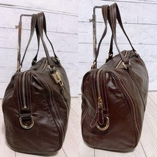 GUCCI handbag, leather, brown #QY4QL8